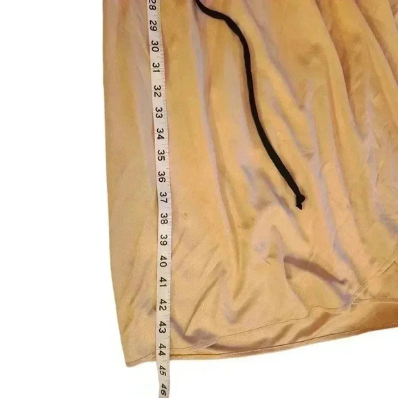 Joan Curtis Vintage Union Made Light Sheen Gold Midi Dress Size Medium *See Desc - Picture 4 of 16